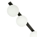Emibig Emibig Lámpara de techo larga Aalborg negra con 3 bombillas blancas E14 - Iluminación perfecta para cualquier espacio