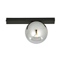 Emibig Emibig Aalborg hermosa lámpara de techo negra con bombilla ahumada E14 - Iluminación perfecta para cualquier espacio