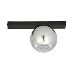 Emibig Aalborg belle lampe de plafond noire avec ampoule fumée E14