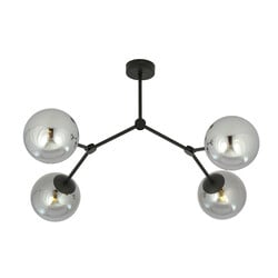 Emibig Viborg-Hängelampe mit 4 Zweigen und Rauchlampen E14