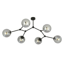 Emibig Viborg takvormige hanglamp met 6 gefumeerde bollen E14