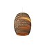 Hanglamp-karton wit of beige design olijf Ø 19cm E27