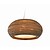 Lampe suspendue carton blanc-beige design ellipse en carton Ø 61cm E27