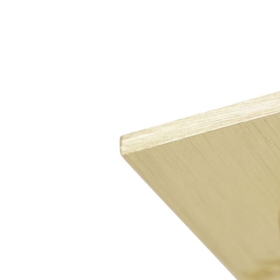 Square champagne/gold recessed spotlight square GU10