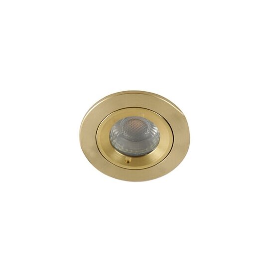 Spot encastrable rond champagne/or GU10