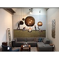 Hanging lamp ball white or beige design large cardboard Ø 82cm E27