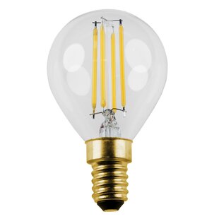 Bombilla pequeña bola E14 regulable económica 3W o 4W