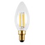 Lámpara vela 5W LED regulable filamento E14