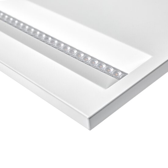 Sharplumi panel LED líneas de diseño blanco 60x60 iluminación de techo suspendido 44W - Iluminación perfecta para cualquier espacio