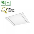 Panel LED design lineas blanco 60x60 cuadrado suspendido iluminación de techo 44W