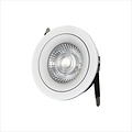 Recessed spotlight 10W round white, hole size 75 mm, outer size 83 mm, dimmable