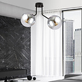 Emibig Emibig Lámpara de techo Kolding con 2 bombillas ahumadas para lámpara E14 - Solución de iluminación ideal para interiores modernos