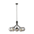 Emibig Emibig Kolding 5 lamp hanging lamp smoked bulbs E14 - Ideal for modern interiors