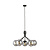 Kolding 5 lamp hanging lamp smoked bulbs E14