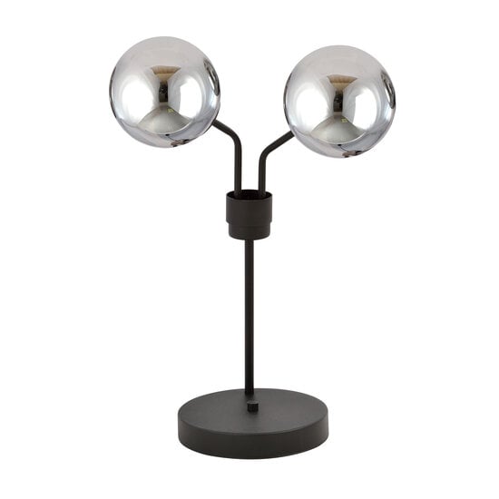 Emibig Emibig Kolding table lamp black with fumed glass balls E14 - Stylish lighting for any interior