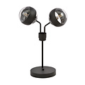 Emibig Emibig Kolding lampe de table rayée noire avec boules en verre E14 - Éclairage d'ambiance parfait pour tout intérieur