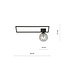 Horsens design ceiling lamp black with white opal glass ball E14