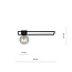 Emibig Emibig Horsens lange design plafondlamp zwart met gerookt glas bol E14 - Perfecte sfeerverlichting voor elk interieur