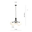 Emibig Emibig Kolding noire 5 lampes suspension boules en verre blanc E14 - Éclairage idéal pour chaque espace