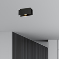 Spot de plafond noir rectangle Silkeborg 1x GU10