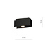 Emibig Emibig Foco de techo rectangular negro Silkeborg 1x GU10 - Ideal para interiores modernos