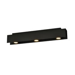 Emibig Focos de techo negros Silkeborg 3x GU10 para focos