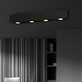 Emibig Emibig Silkeborg multi ceiling spotlight 4x GU10 black - Ideal lighting for modern interiors