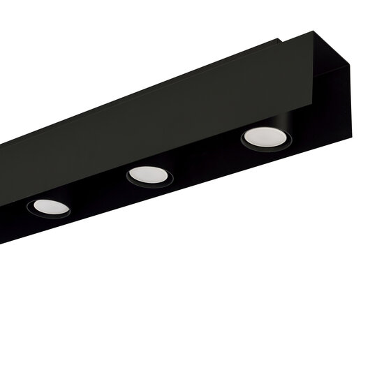 Silkeborg multi plafondspot 4x GU10 zwart