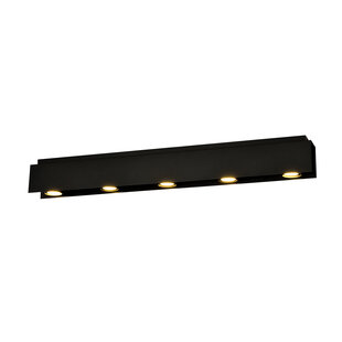 Silkeborg maxi long ceiling spotlight 5x GU10 spotlight