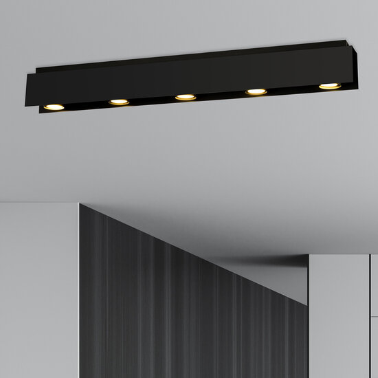 Emibig Emibig Silkeborg maxi largo foco de techo 5x GU10 - Iluminación ideal para cualquier espacio