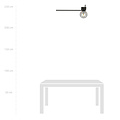 Emibig Emibig Lampe design élégante Horsens pour plafond avec ampoule en verre fumé E14 - Parfaite pour créer une ambiance élégante dans votre salon