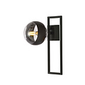 Roskilde ceiling fixture black with striped glass ball E14
