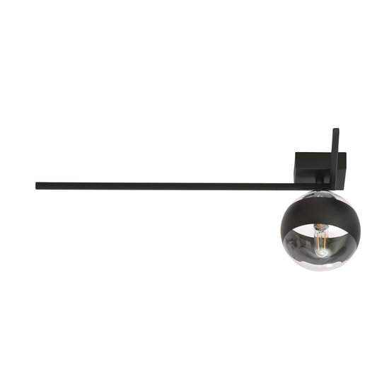 Roskilde elegante designlamp voor plafond met gestreepte bol E14
