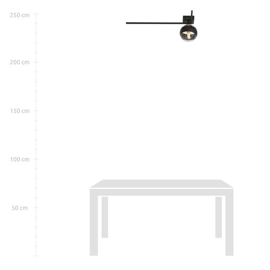 Lampe design élégante Roskilde pour plafond avec ampoule rayée E14