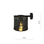 Gentofte black wall lamp 1XE27 with metal shade