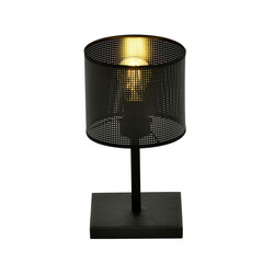 Emibig Gentofte tafellamp zwart met E27 lamp