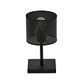 Gentofte tafellamp zwart met E27 lamp