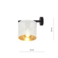 Emibig Emibig Gentofte white and black wall lamp 1XE27 with metal shade - Ideal lighting for any space