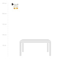 Emibig Emibig Aplique de pared Gentofte blanca y negra 1XE27 con pantalla de metal - Iluminación ideal para cualquier espacio