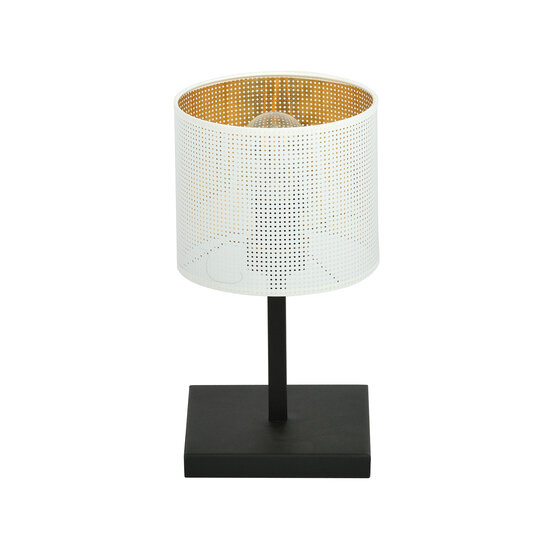 Emibig Emibig Tischlampe Gentofte in Weiß und Schwarz mit E27-Glühbirne - Ideal für jeden Raum