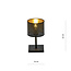 Gentofte gold with black table lamp with E27 bulb