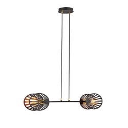 Emibig Guldborgsund lampe suspendue noire exceptionnelle métal 2x E27