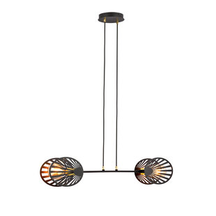 Emibig Guldborgsund lampe suspendue noire exceptionnelle métal 2x E27
