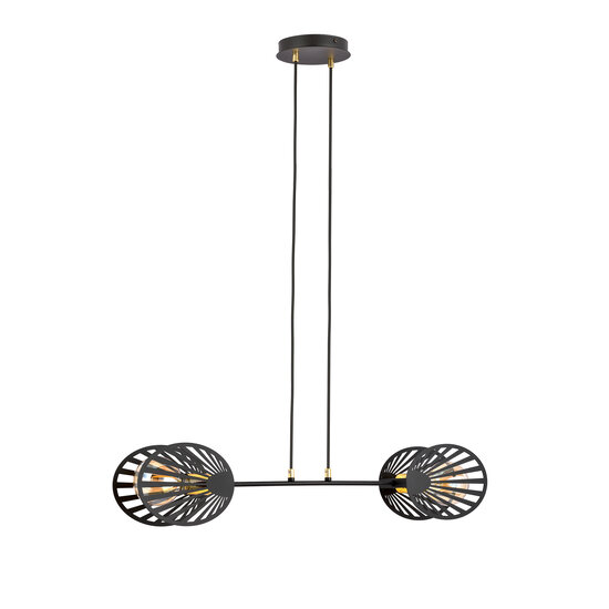 Emibig Emibig Guldborgsund lampe suspendue noire exceptionnelle métal 2x E27 - Parfaite pour les intérieurs modernes