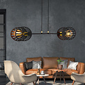Guldborgsund exceptional black hanging lamp metal 2x E27