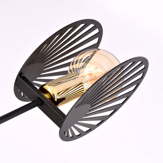 Emibig Emibig Guldborgsund gran lámpara colgante negra metal 4x E27 - Iluminación perfecta para cualquier espacio