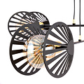 Emibig Emibig Guldborgsund gran lámpara colgante negra metal 4x E27 - Iluminación perfecta para cualquier espacio