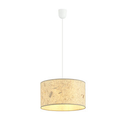 Emibig Greve enkele ronde textiel opvallende hanglamp koker 1x E27