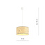 Emibig Emibig Greve single round textile striking hanging lamp tube 1x E27 - Ideal for creating a cozy atmosphere in any room