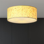 Emibig Emibig Greve large textile woody ceiling lamp round 3x E27 - Ideal lighting for modern interiors